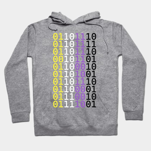 Binary Non-Binary Hoodie by FleurDeLou